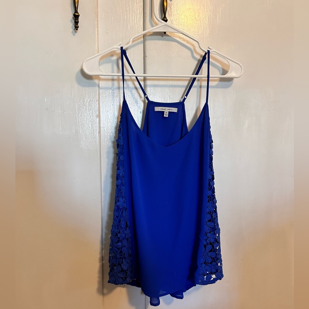 Blue women’s tank top
